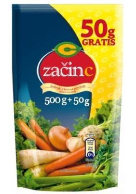 ZACIN C 500GR+50GR GRATIS