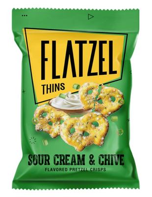 PERECE SOUR CREAM CHIVE FLATZEL 65G