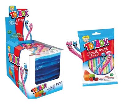 LABUD TOY BOX SOUR ROPE CANDY 80G