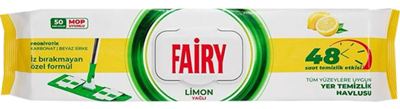 Vlazne maramice 50/1 za pod FAIRY Lemon