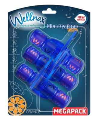 WC KUGLICE WELLNAX 3X50G BLUE WATER ORANGE
