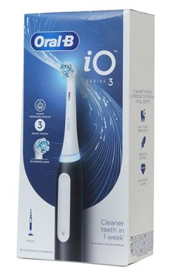 ELEKTRIČNA ČETKICA ZA ZUBE IO3 BLACK ORAL B