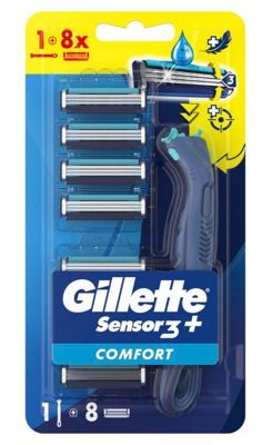 Gillette Sensor 3+Brijač i 8 pat.Comfort