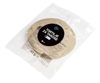 SMRZNUTE TORTILJE BEZ GLUTENA ZA TAKOSE 192G