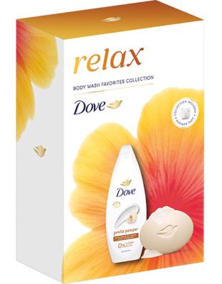 DOVE PP GENTLE SHOWER GEL + SAPUN + SPUZVICA