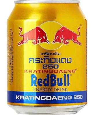 RED BULL NEGAZIRANI ENERGY DRINK KRATINGDAENG 0.25L