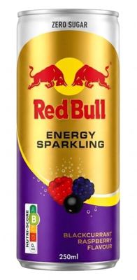 RED BULL ENERGY SPARKLING CRNA RIBIZLA MALINA 250ML