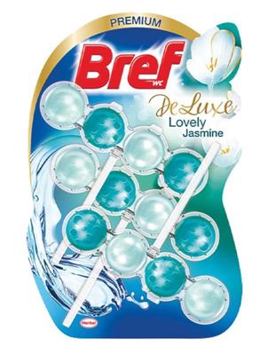 OSVEŽIVAČ WC GEL BREF DELUXE JASMINE 3X50GR HENKEL