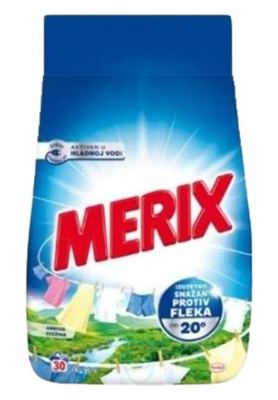 DETERDŽENT ZA VEŠ FRESH 30PR MERIX 2.25KG