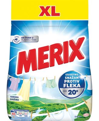 DETERDŽENT MERIX MOUNTAIN FRESH PWD 3.75 KG HENKEL