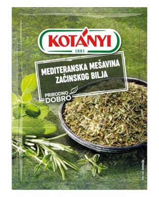 ZAČIN MEDITERANSKA MEŠAVINA KESICA 14G KOTANYI