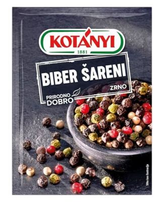 ZAČIN BIBER MEŠAVINA ŠARENA 16 GR KOTANYI