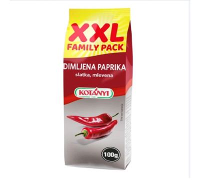 PAPRIKA SLATKA DIMLJENA XXL 100GR KOTANYI