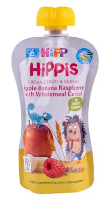 HIPP BIO JABOLKA, BANANE, MALINE 100G