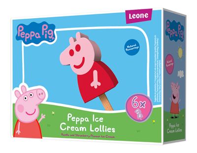 SLADOLED PEPPA PIG STICK 6X60ML