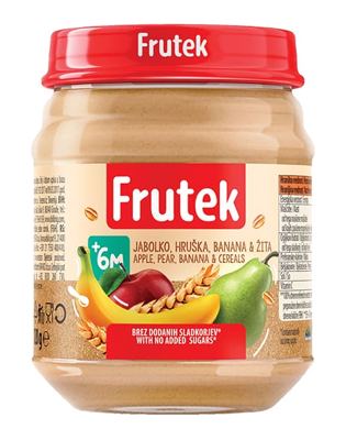 KAŠICA ŽITO+JABUKA FRUTEK 120G