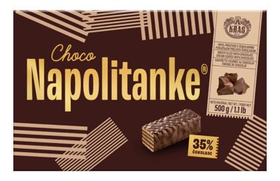 NAPOLITANKE ČOKOLADNE 500g