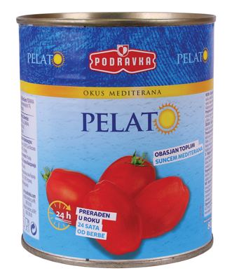 RAJČICA PELAT 800g LIM. PODRAVKA-OCIJEĐ.MASA 480g