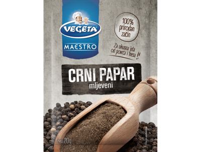 PAPAR CRNI MLJEVENI VREĆICA VEGETA MAESTRO 20 G (20)