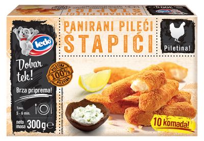 N-LEDO PANIRANI PILEĆI ŠTAPIĆI 300G