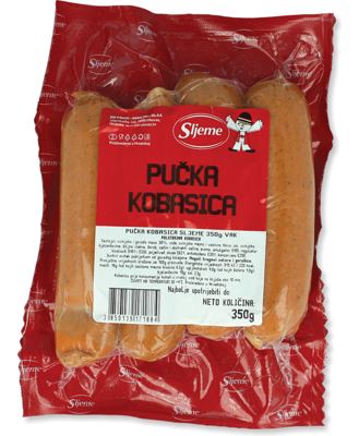 PUČKA KOBASICA SLJEME 350g VAK PIK VRBOVEC
