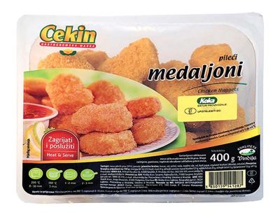 SVEŽE MESO CEKIN PANIRANI PILEĆI MEDALJONI 400G