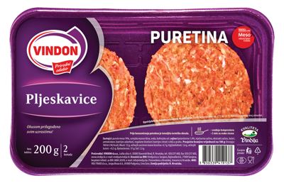 PUREĆE PLJESKAVICE 200g VINDON