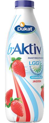 JOGURT B.AKTIV LGG 1kg JAGODA DUKAT