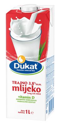 DUKAT TRAJNO MLIJEKO 3,8% 1l EDGE