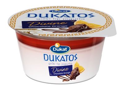 DUKATOS DIVINE ČOKO ORANGE 150G GRCKI TIP JOGURTA