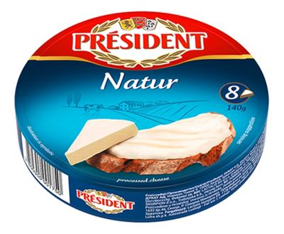 SIR PRESIDENT NATUR TOPLJENI 140g