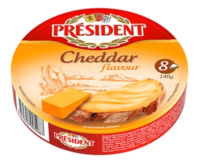 TOPLJENI SIR CHEDDAR 140GR PRESIDENT