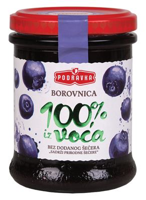 VOĆNI NAMAZ BOROVNICA 220g PODRAVKA