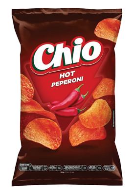 ČIPS HOT PEPPERONI 130GR CHIO