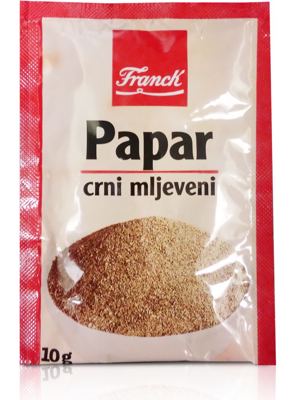 PAPAR FRANCK CRNI MLJ.10g