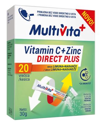 MULTIVITA DIRECT VIT.C+ZN 30G -7/1-