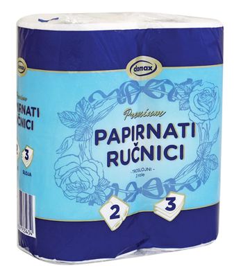 RUČNIK PAP. 2/1 3SL. DOMAX