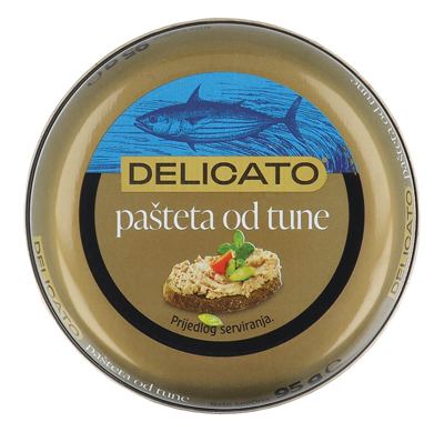 PAŠTETA OD TUNE 95 g DELICATO