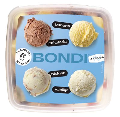 SLADOLED ČOK/BAN/BIS/VAN BONDI