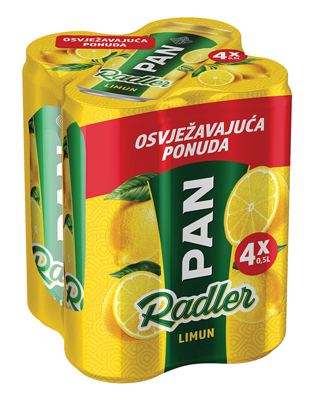 PIVO PAN RADLER LIMUN 0,5L LIM 4/1