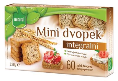 DVOPEK MINI INTEGRALNI 120g NATUREL