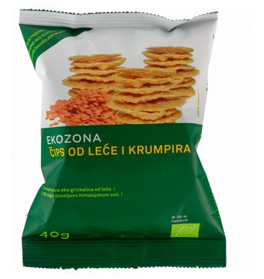 ČIPS LEĆA/KRUMP.SA SOLI 40g EKOZONA