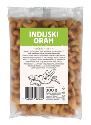 INDIJSKI ORAH PRŽENI SLANI 300 g