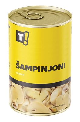 ŠAMPINJONI REZANI 400 g T!