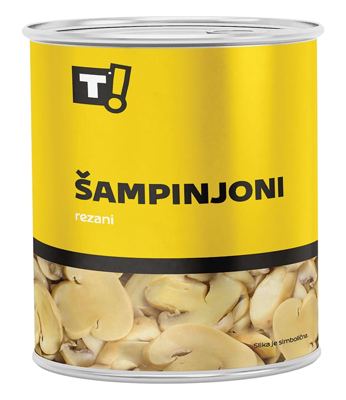 ŠAMPINJONI REZANI 800 g T!
