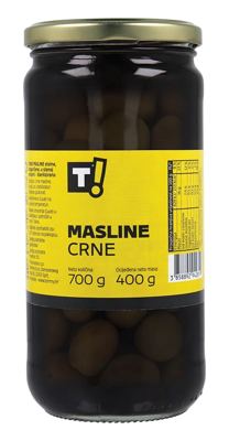 MASLINE CRNE 700 g T!