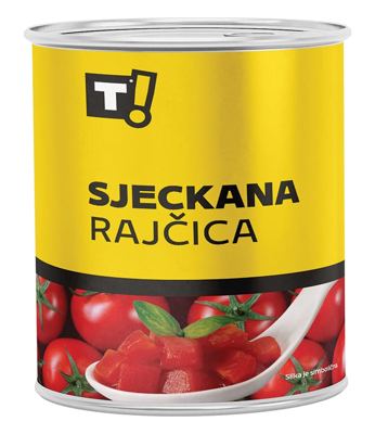 RAJČICA SJECKANA 800 g T!