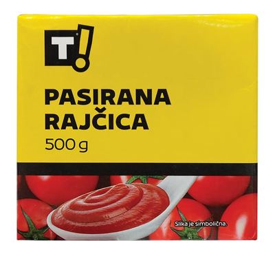 RAJČICA PASIRANA 500 g T!