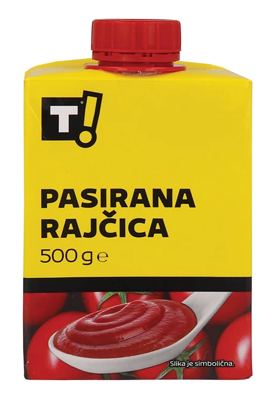 PASIRANA RAJČICA 500 g ČEP T!