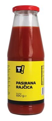 PASIRANA RAJČICA 690 g STAKLO T!